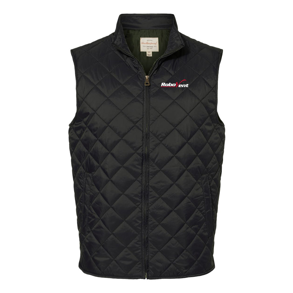 Men's Vintage Diamond Quilted Vest